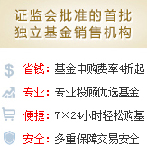 证监会批准的首批独立基金销售机构
